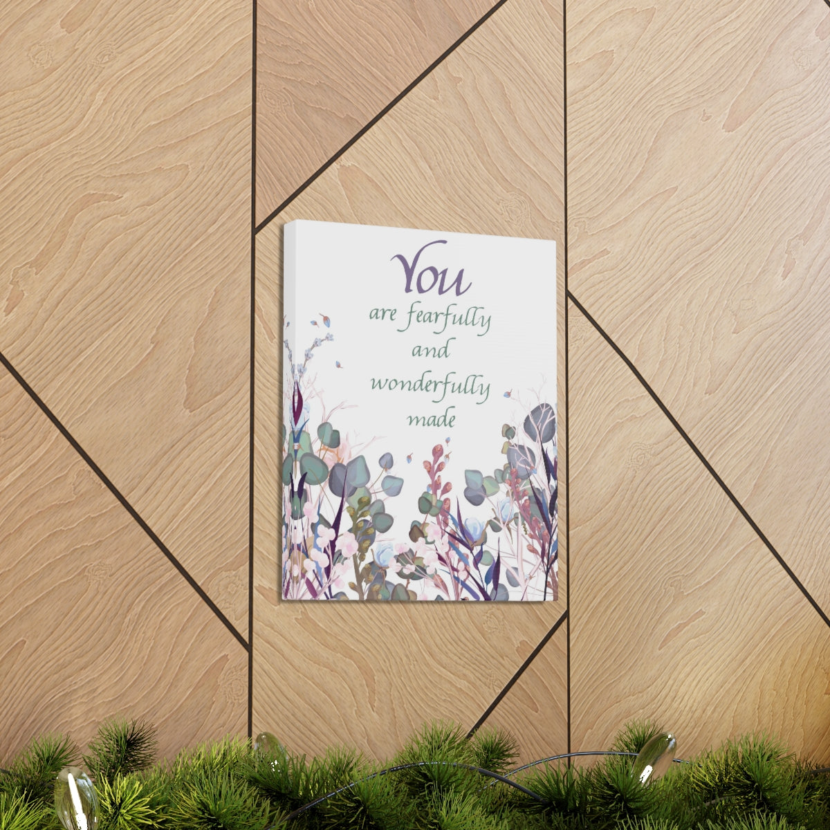Scripture Walls Wonderfully Made Psalm 139:14 Christian Wall Art Bible Verse Print Ready to Hang Unframed-Express Your Love Gifts