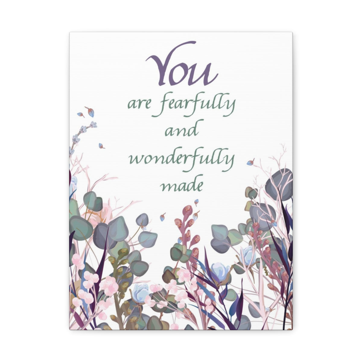 Scripture Walls Wonderfully Made Psalm 139:14 Christian Wall Art Bible Verse Print Ready to Hang Unframed-Express Your Love Gifts