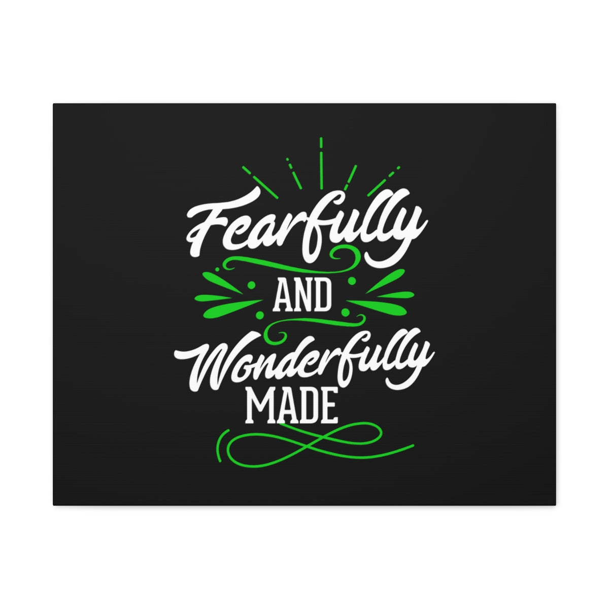 Scripture Walls Wonderfully Made Psalm 139:14 Christian Wall Art Print Ready to Hang Unframed-Express Your Love Gifts