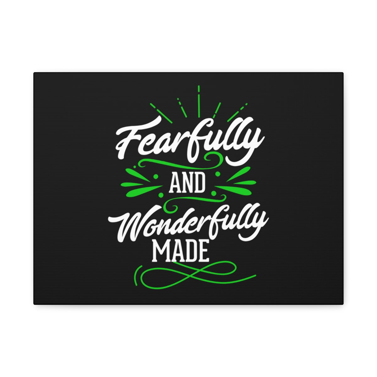 Scripture Walls Wonderfully Made Psalm 139:14 Christian Wall Art Print Ready to Hang Unframed-Express Your Love Gifts