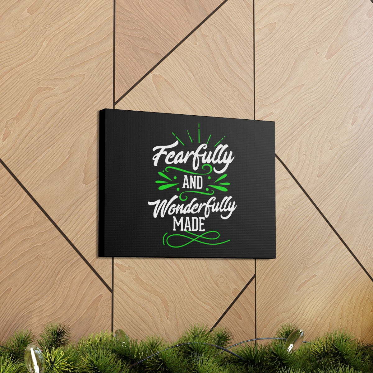 Scripture Walls Wonderfully Made Psalm 139:14 Christian Wall Art Print Ready to Hang Unframed-Express Your Love Gifts