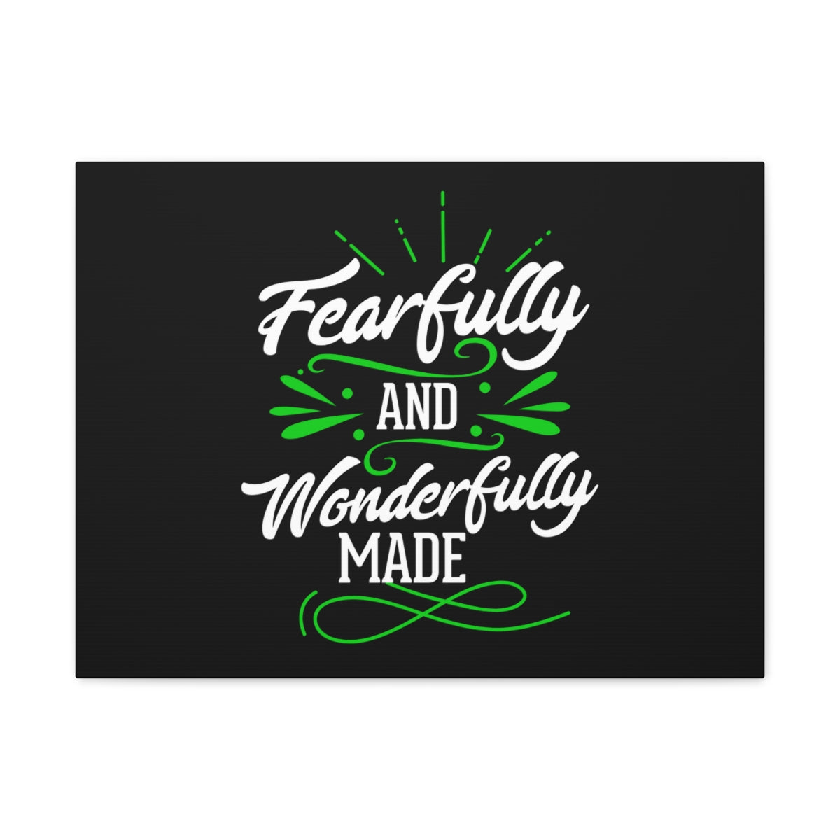 Scripture Walls Wonderfully Made Psalm 139:14 Christian Wall Art Print Ready to Hang Unframed-Express Your Love Gifts