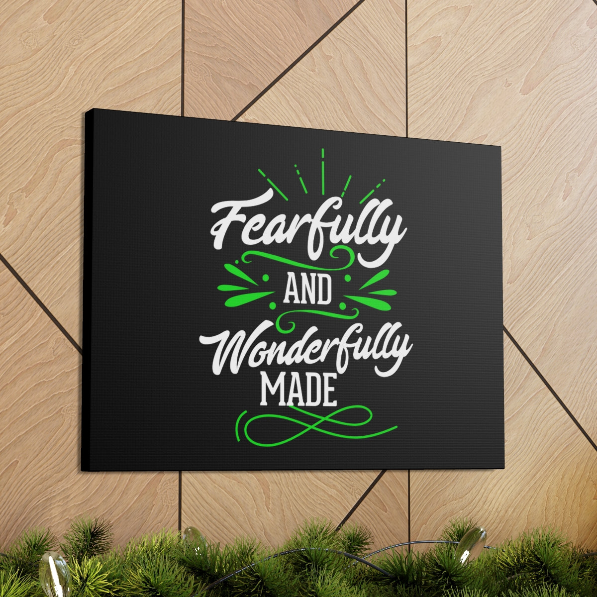 Scripture Walls Wonderfully Made Psalm 139:14 Christian Wall Art Print Ready to Hang Unframed-Express Your Love Gifts