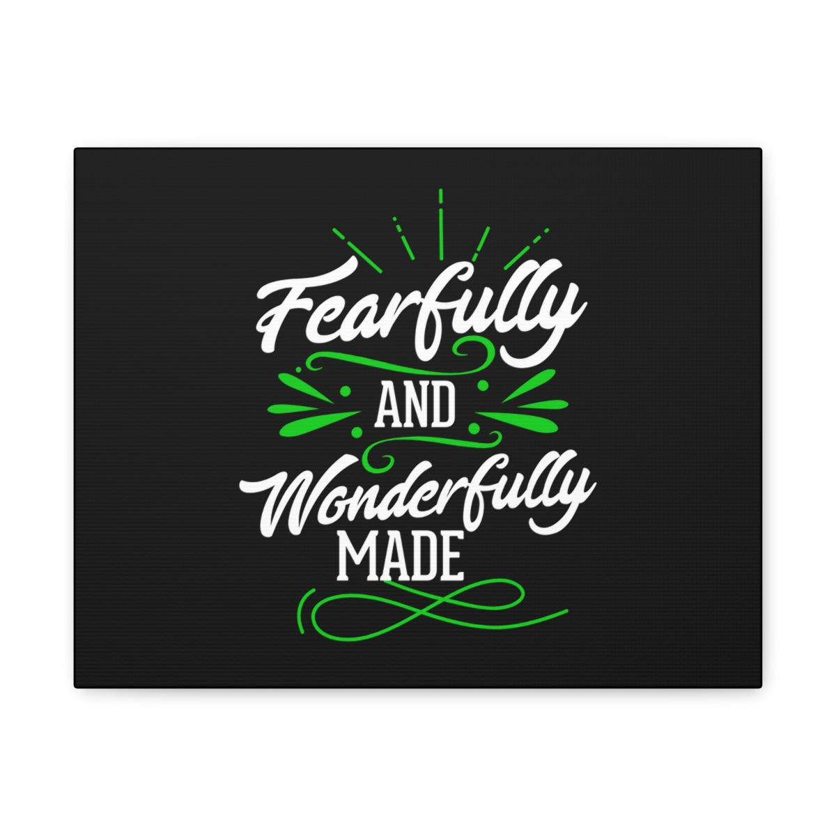 Scripture Walls Wonderfully Made Psalm 139:14 Christian Wall Art Print Ready to Hang Unframed-Express Your Love Gifts