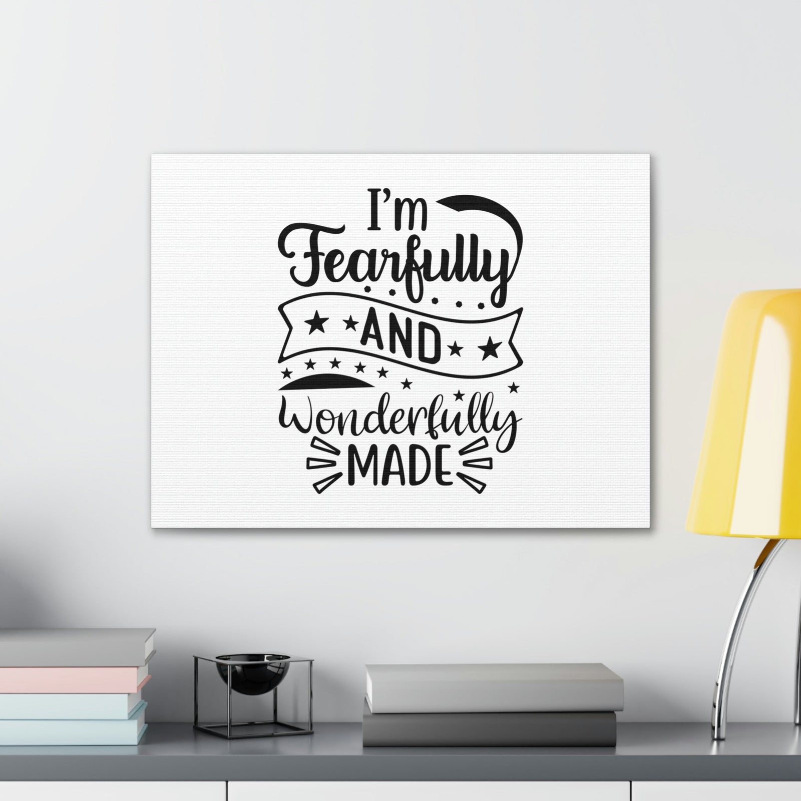 Scripture Walls Wonderfully Made Psalm 139:14 Stars Christian Wall Art Bible Verse Print Ready to Hang Unframed-Express Your Love Gifts