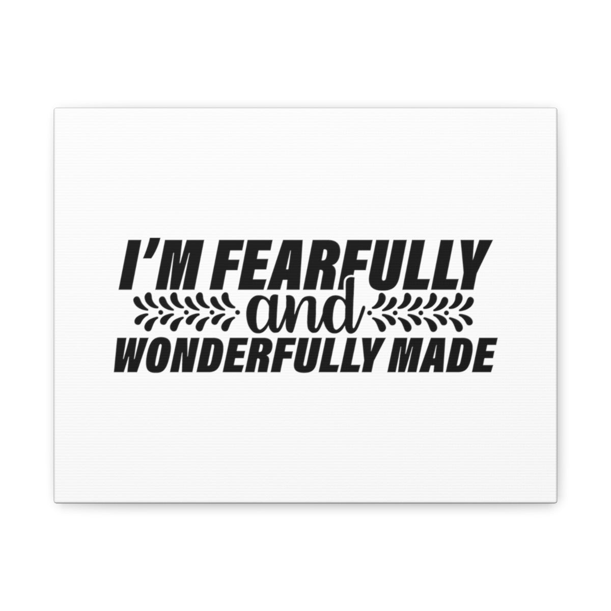 Scripture Walls Wonderfully Made Psalm 139:14 White Christian Wall Art Bible Verse Print Ready to Hang Unframed-Express Your Love Gifts