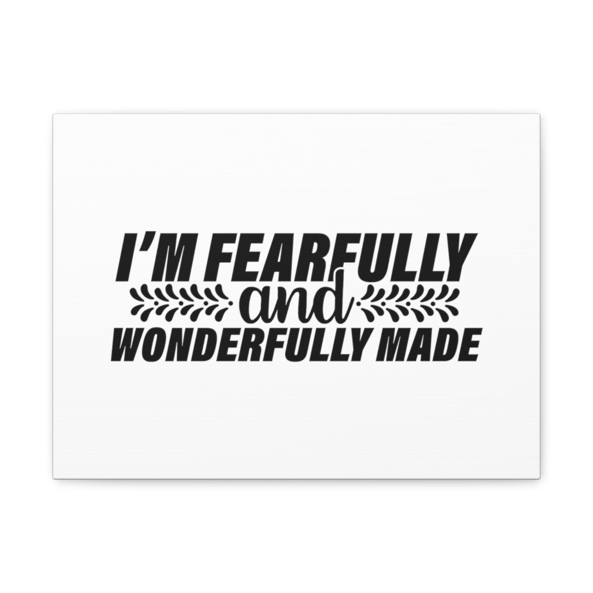 Scripture Walls Wonderfully Made Psalm 139:14 White Christian Wall Art Bible Verse Print Ready to Hang Unframed-Express Your Love Gifts