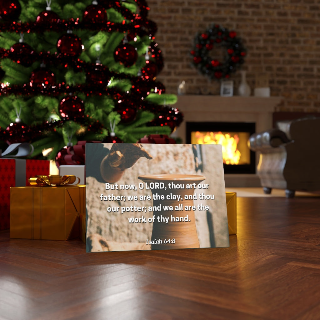 Scripture Walls Work Of Your Hand Isaiah 64:8 Bible Verse Canvas Christian Wall Art Ready to Hang Unframed-Express Your Love Gifts