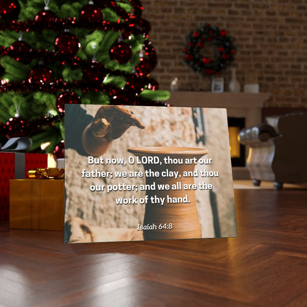 Scripture Walls Work Of Your Hand Isaiah 64:8 Bible Verse Canvas Christian Wall Art Ready to Hang Unframed-Express Your Love Gifts