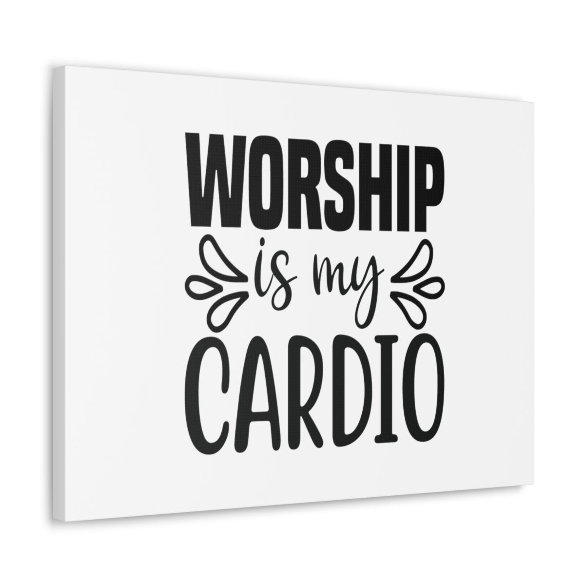 Scripture Walls Worship Is My Cardio John 4:24 Christian Wall Art Bible Verse Print Ready to Hang Unframed-Express Your Love Gifts