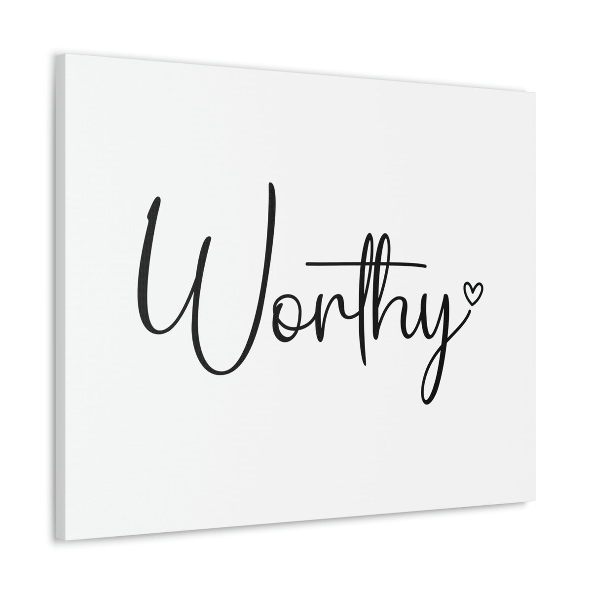 Scripture Walls Worthy Revelation 5:12 Small Heart Christian Wall Art Bible Verse Print Ready to Hang Unframed-Express Your Love Gifts