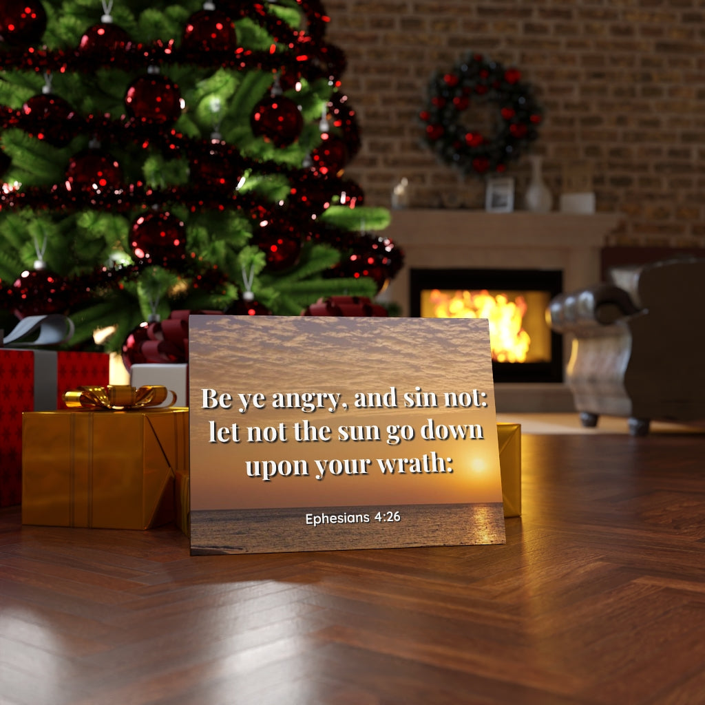 Scripture Walls Wrath Ephesians 4:26 Bible Verse Canvas Christian Wall Art Ready to Hang Unframed-Express Your Love Gifts