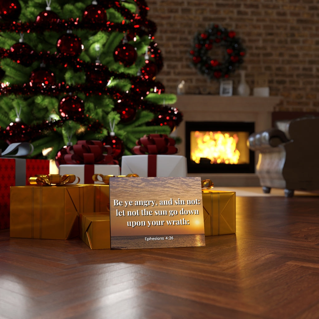 Scripture Walls Wrath Ephesians 4:26 Bible Verse Canvas Christian Wall Art Ready to Hang Unframed-Express Your Love Gifts