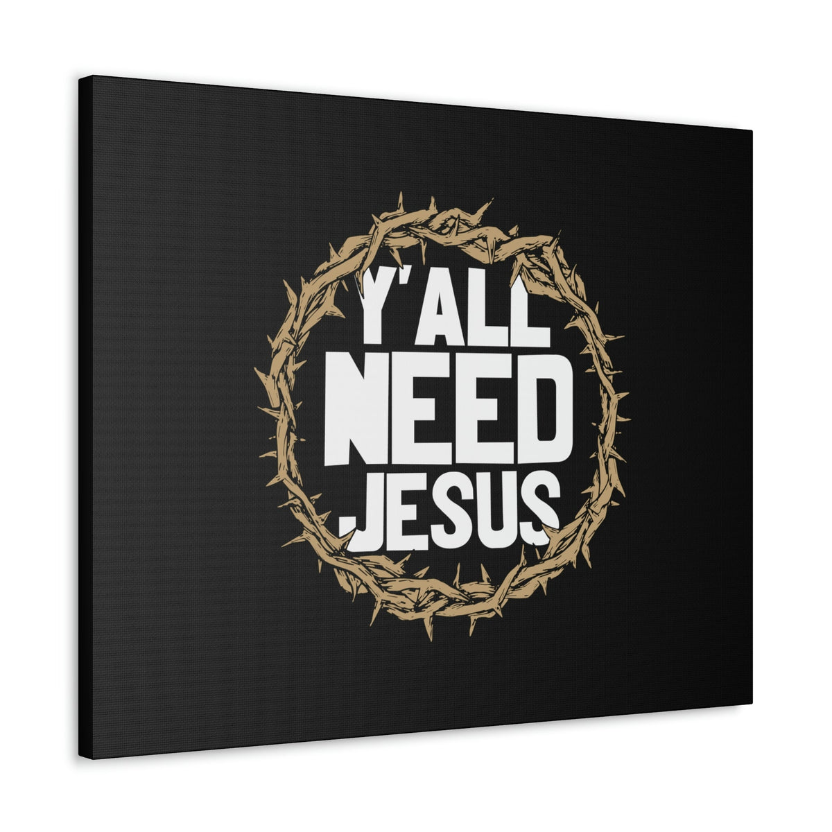 Scripture Walls Y'all Need Jesus John 4:14 Christian Wall Art Bible Verse Print Ready to Hang Unframed-Express Your Love Gifts
