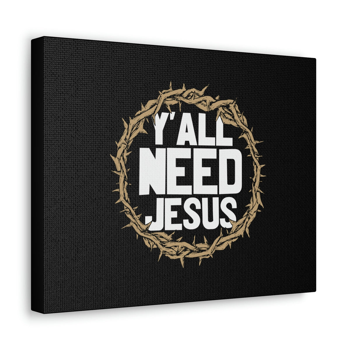Scripture Walls Y'all Need Jesus John 4:14 Christian Wall Art Bible Verse Print Ready to Hang Unframed-Express Your Love Gifts