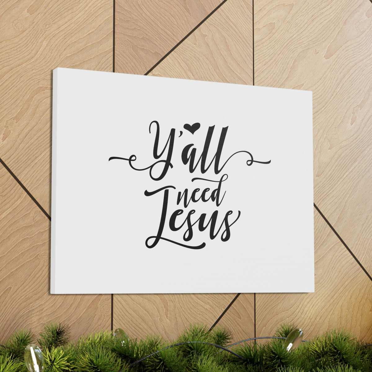 Scripture Walls Ya'll Need Jesus Hebrews 12:2 Christian Wall Art Bible Verse Print Ready to Hang Unframed-Express Your Love Gifts