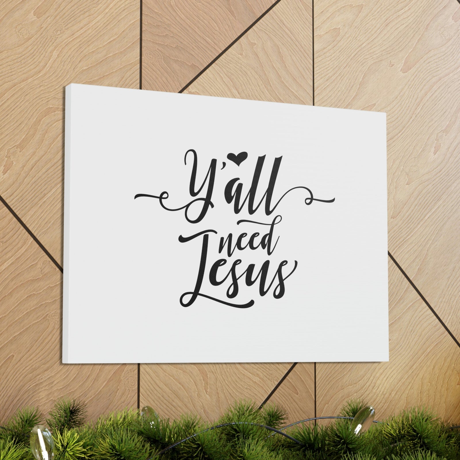 Scripture Walls Ya'll Need Jesus Hebrews 12:2 Christian Wall Art Bible Verse Print Ready to Hang Unframed-Express Your Love Gifts