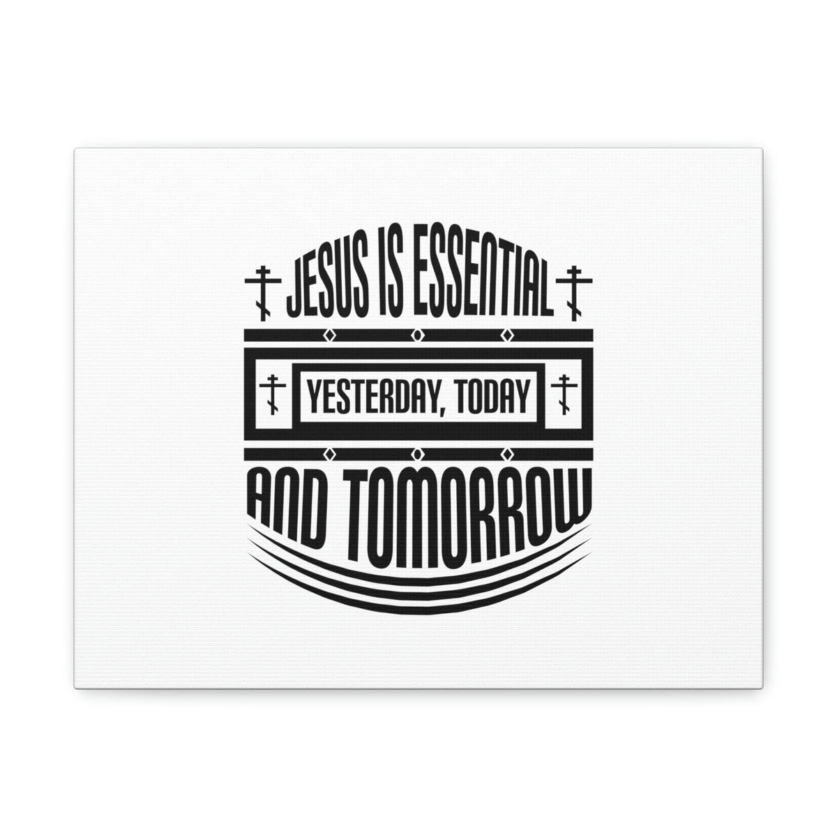 Scripture Walls Yesterday, Today, And Tomorrow Hebrews 13:8 Christian Wall Art Bible Verse Print Ready to Hang Unframed-Express Your Love Gifts