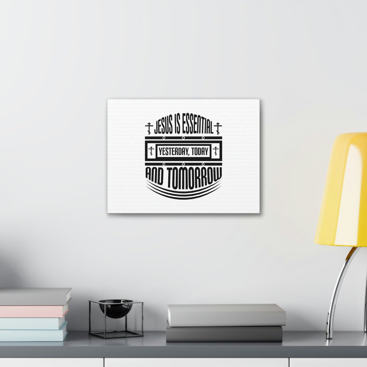 Scripture Walls Yesterday, Today, And Tomorrow Hebrews 13:8 Christian Wall Art Bible Verse Print Ready to Hang Unframed-Express Your Love Gifts