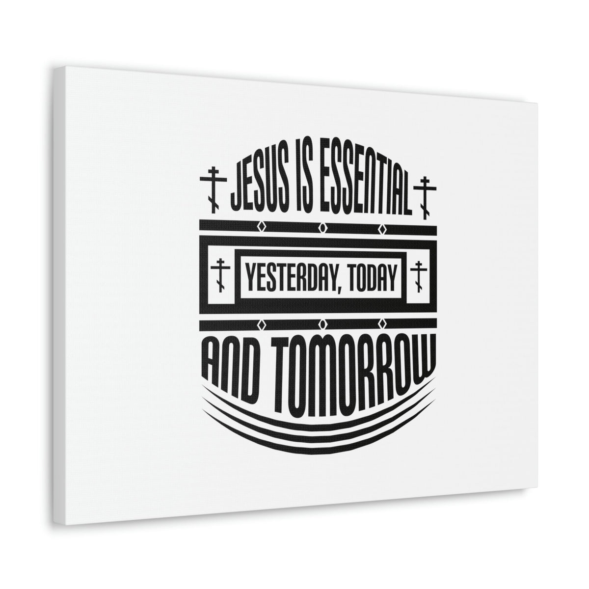 Scripture Walls Yesterday, Today, And Tomorrow Hebrews 13:8 Christian Wall Art Bible Verse Print Ready to Hang Unframed-Express Your Love Gifts