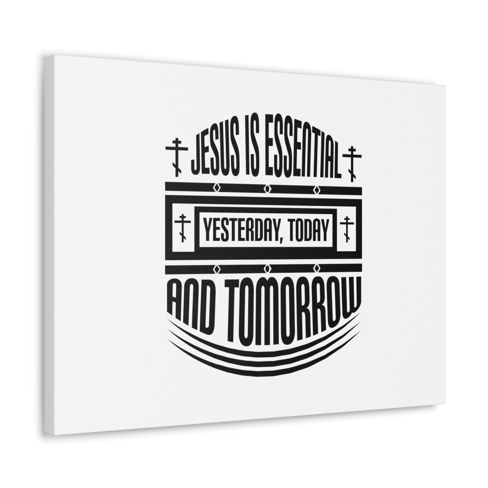 Scripture Walls Yesterday, Today, And Tomorrow Hebrews 13:8 Christian Wall Art Bible Verse Print Ready to Hang Unframed-Express Your Love Gifts