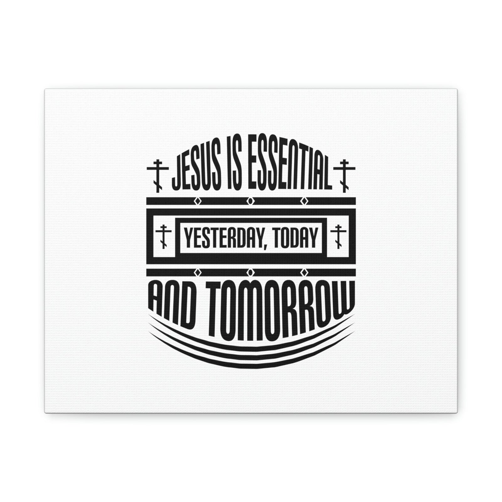 Scripture Walls Yesterday, Today, And Tomorrow Hebrews 13:8 Christian Wall Art Bible Verse Print Ready to Hang Unframed-Express Your Love Gifts