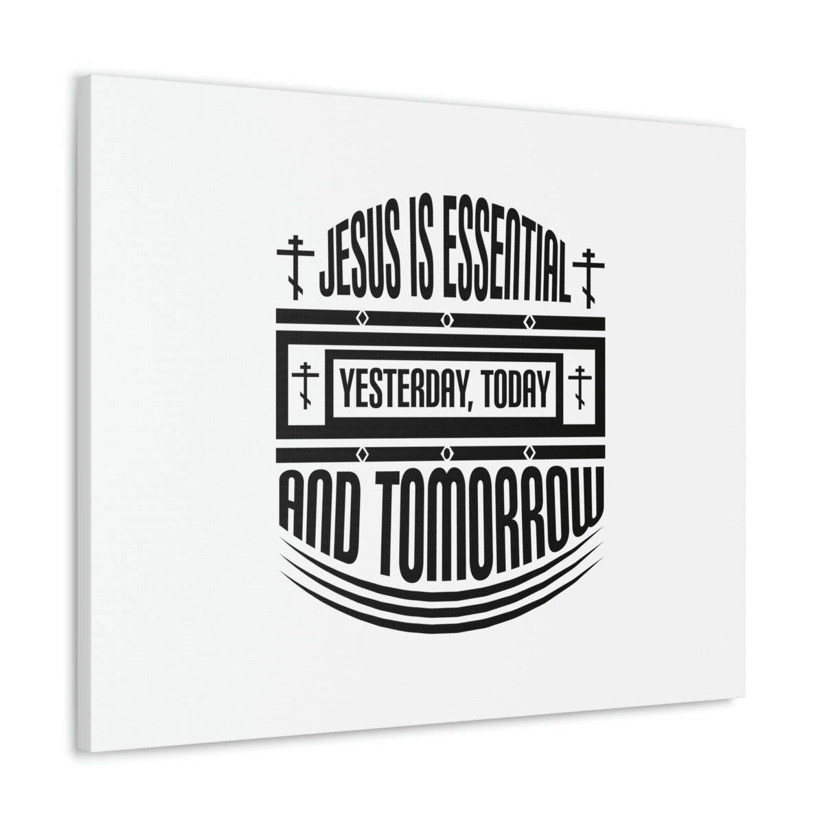 Scripture Walls Yesterday, Today, And Tomorrow Hebrews 13:8 Christian Wall Art Bible Verse Print Ready to Hang Unframed-Express Your Love Gifts