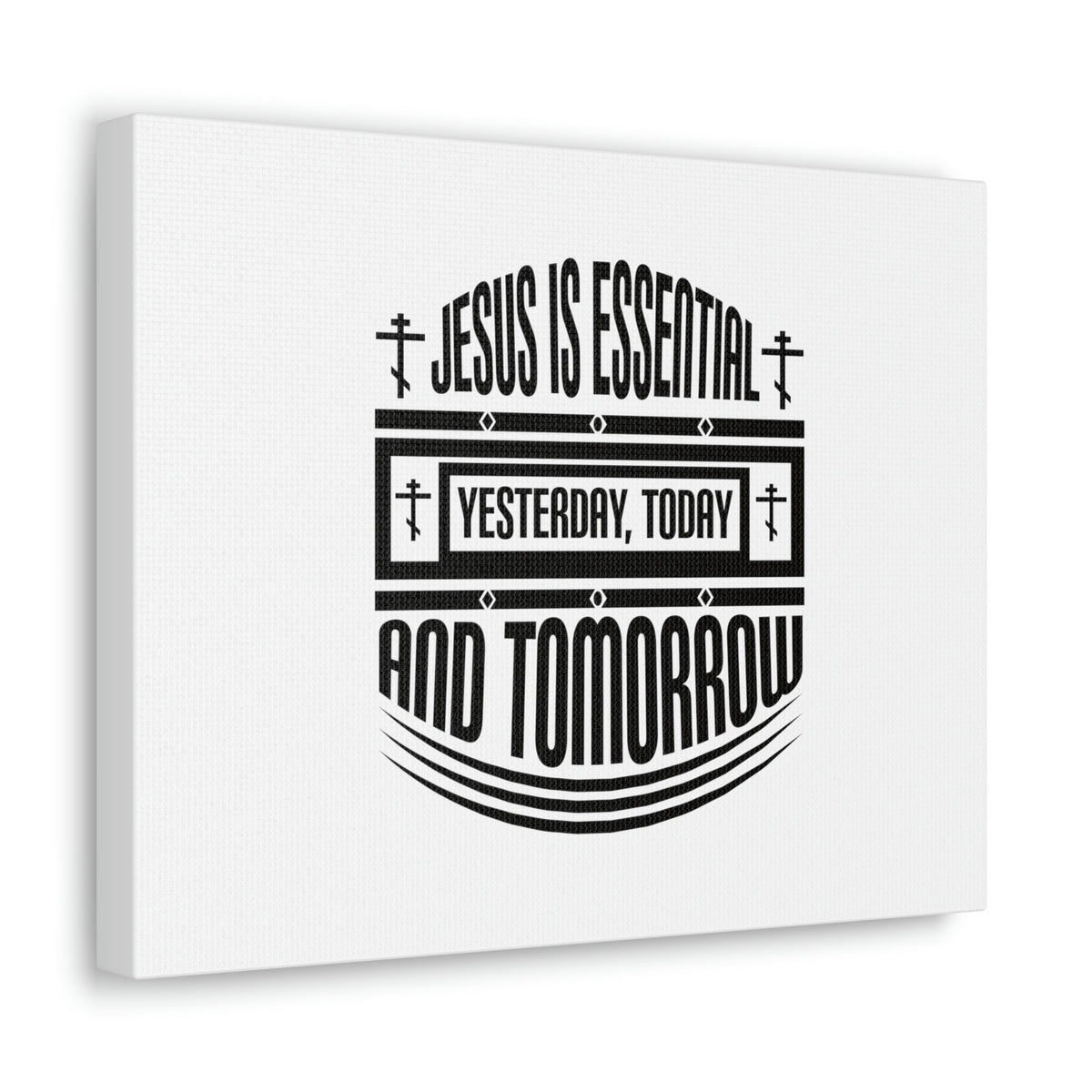 Scripture Walls Yesterday, Today, And Tomorrow Hebrews 13:8 Christian Wall Art Bible Verse Print Ready to Hang Unframed-Express Your Love Gifts