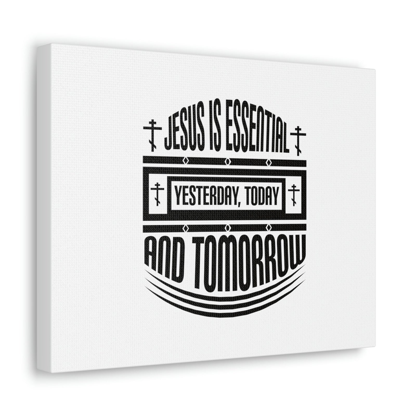 Scripture Walls Yesterday, Today, And Tomorrow Hebrews 13:8 Christian Wall Art Bible Verse Print Ready to Hang Unframed-Express Your Love Gifts