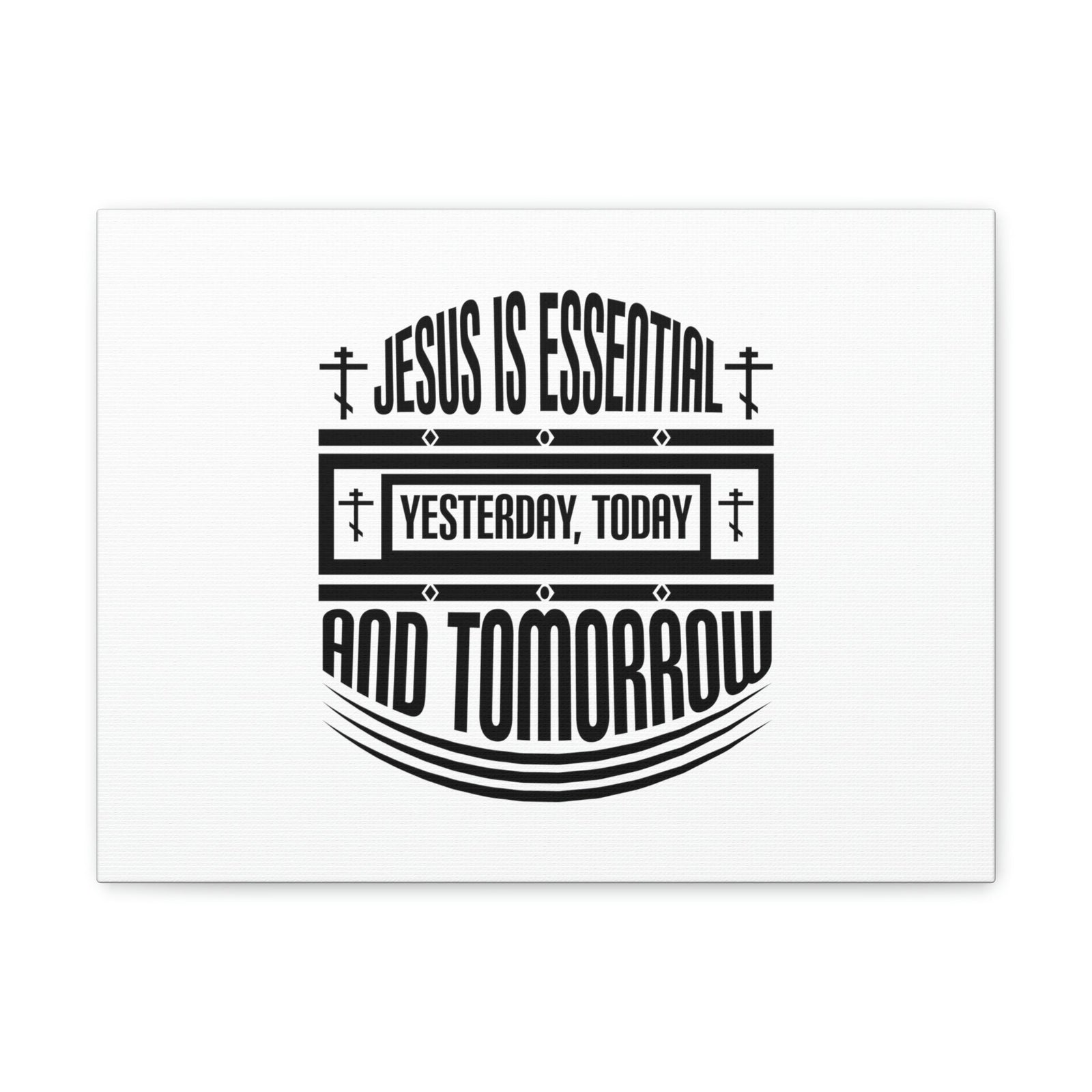 Scripture Walls Yesterday, Today, And Tomorrow Hebrews 13:8 Christian Wall Art Bible Verse Print Ready to Hang Unframed-Express Your Love Gifts