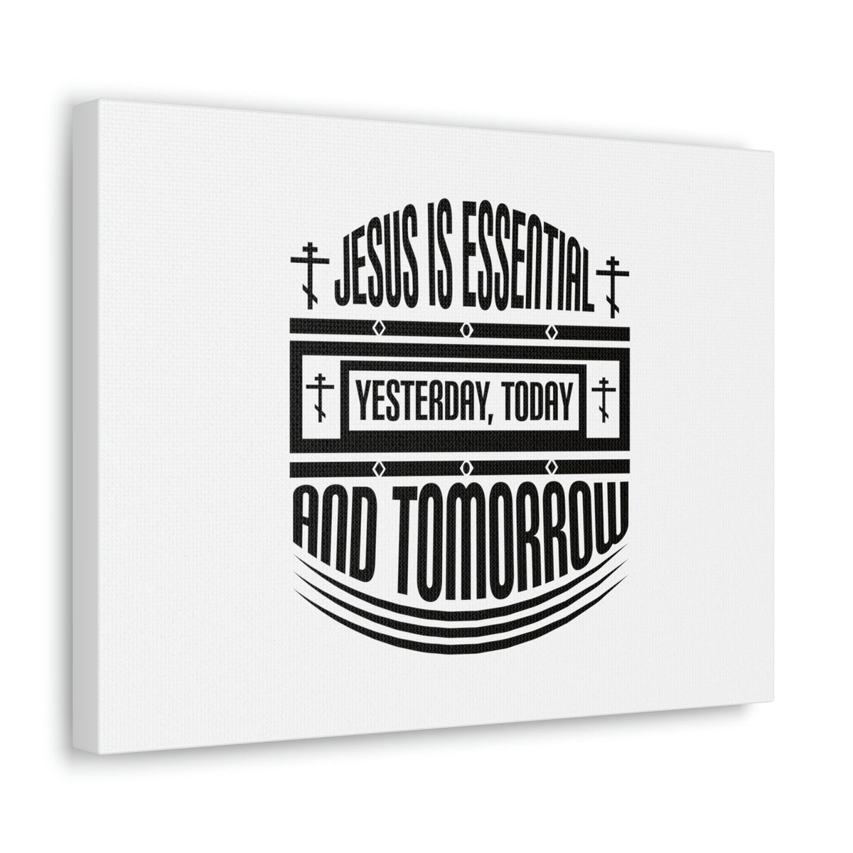 Scripture Walls Yesterday, Today, And Tomorrow Hebrews 13:8 Christian Wall Art Bible Verse Print Ready to Hang Unframed-Express Your Love Gifts