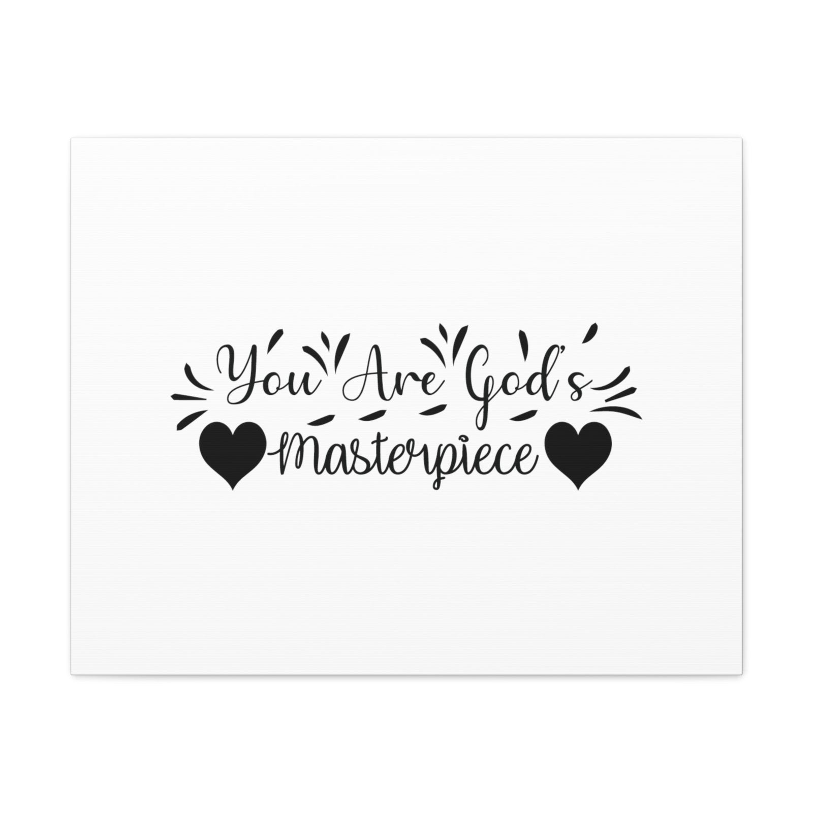 Scripture Walls You Are God's Masterpiece Ephesians 2:10 Heart Christian Wall Art Bible Verse Print Ready to Hang Unframed-Express Your Love Gifts