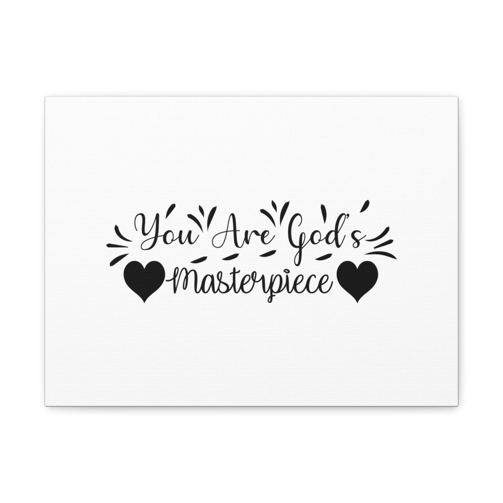 Scripture Walls You Are God's Masterpiece Ephesians 2:10 Heart Christian Wall Art Bible Verse Print Ready to Hang Unframed-Express Your Love Gifts