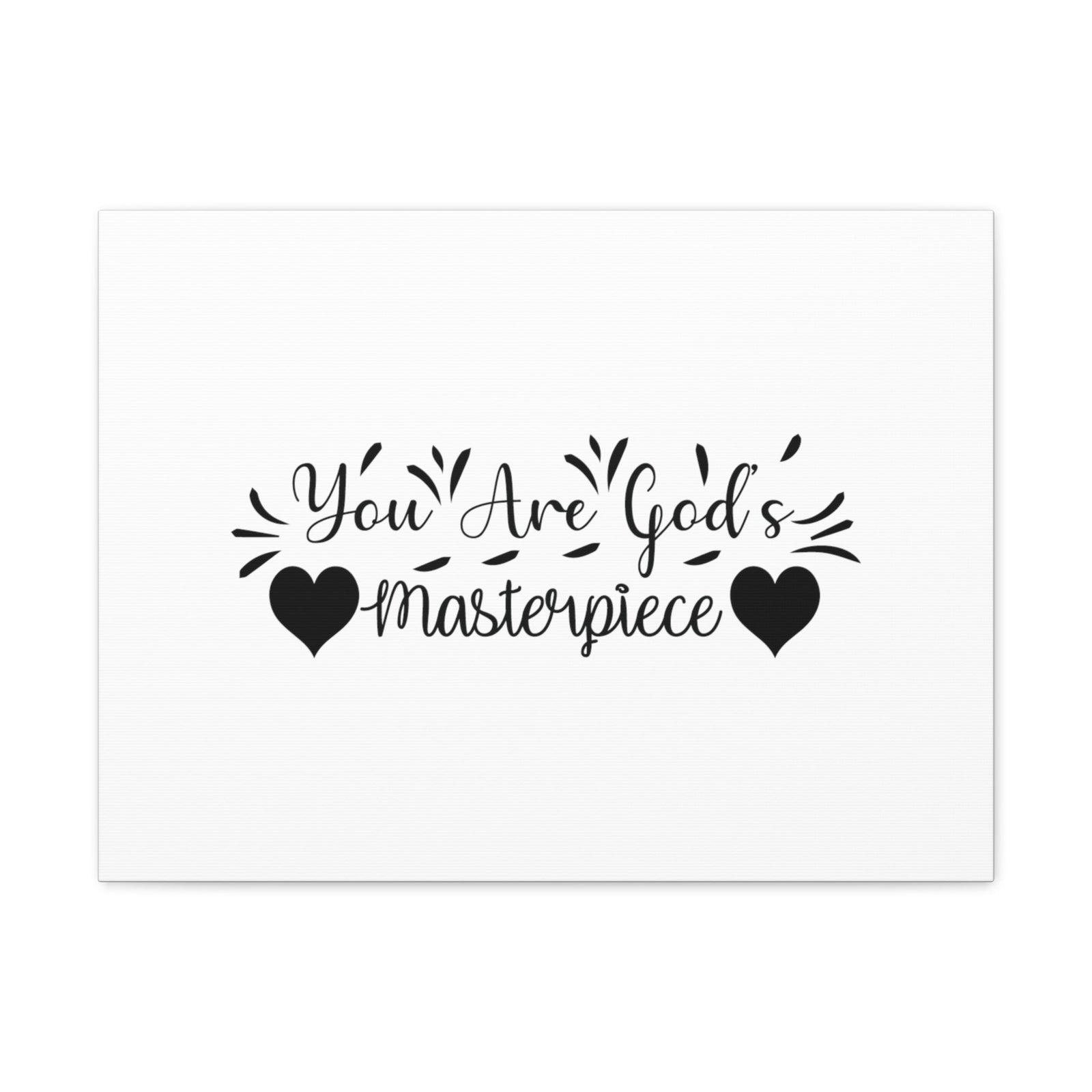 Scripture Walls You Are God's Masterpiece Ephesians 2:10 Heart Christian Wall Art Bible Verse Print Ready to Hang Unframed-Express Your Love Gifts