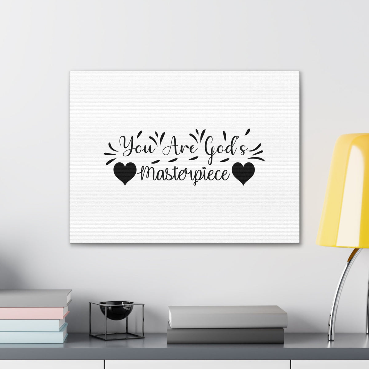 Scripture Walls You Are God's Masterpiece Ephesians 2:10 Heart Christian Wall Art Bible Verse Print Ready to Hang Unframed-Express Your Love Gifts