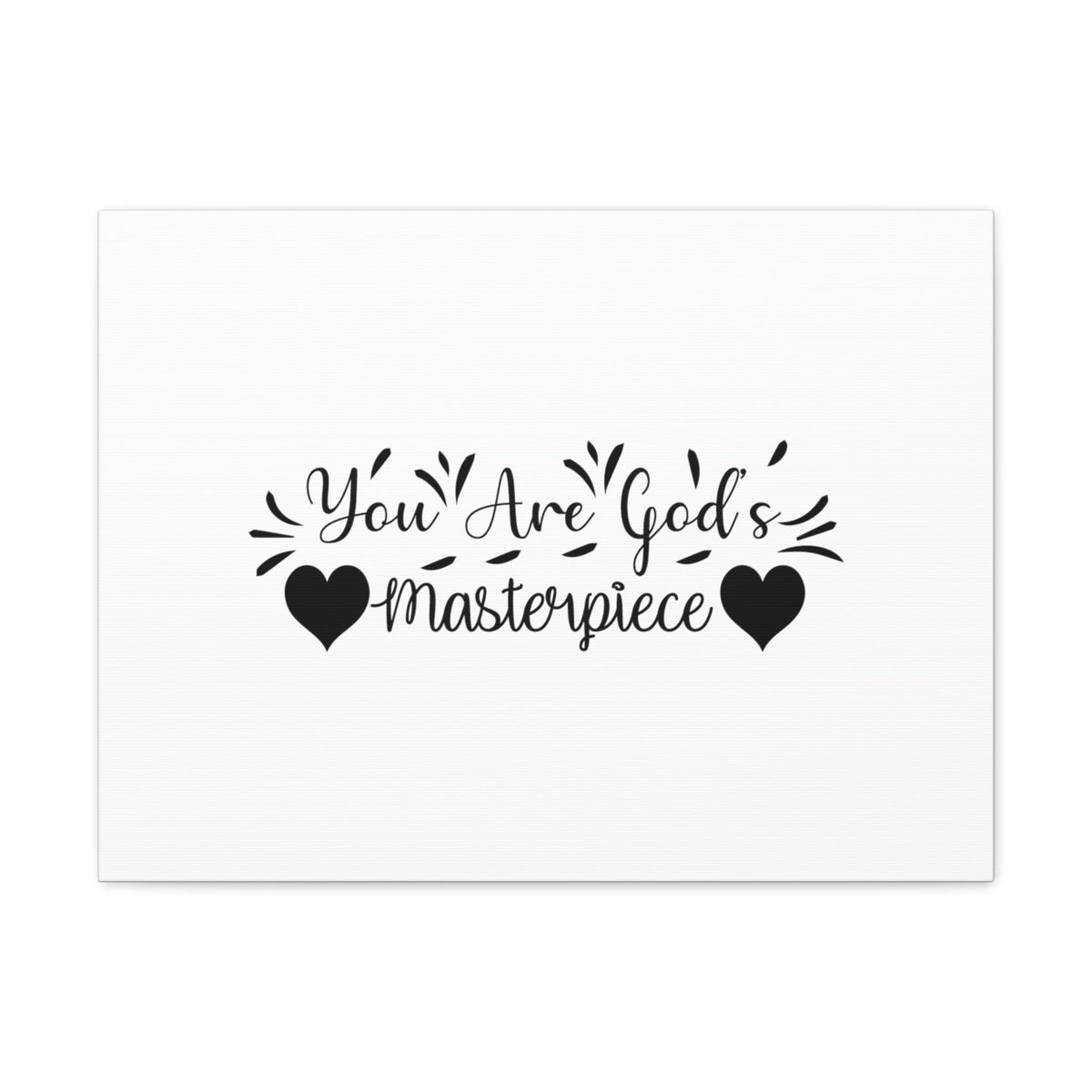 Scripture Walls You Are God's Masterpiece Ephesians 2:10 Hearts Christian Wall Art Bible Verse Print Ready to Hang Unframed-Express Your Love Gifts