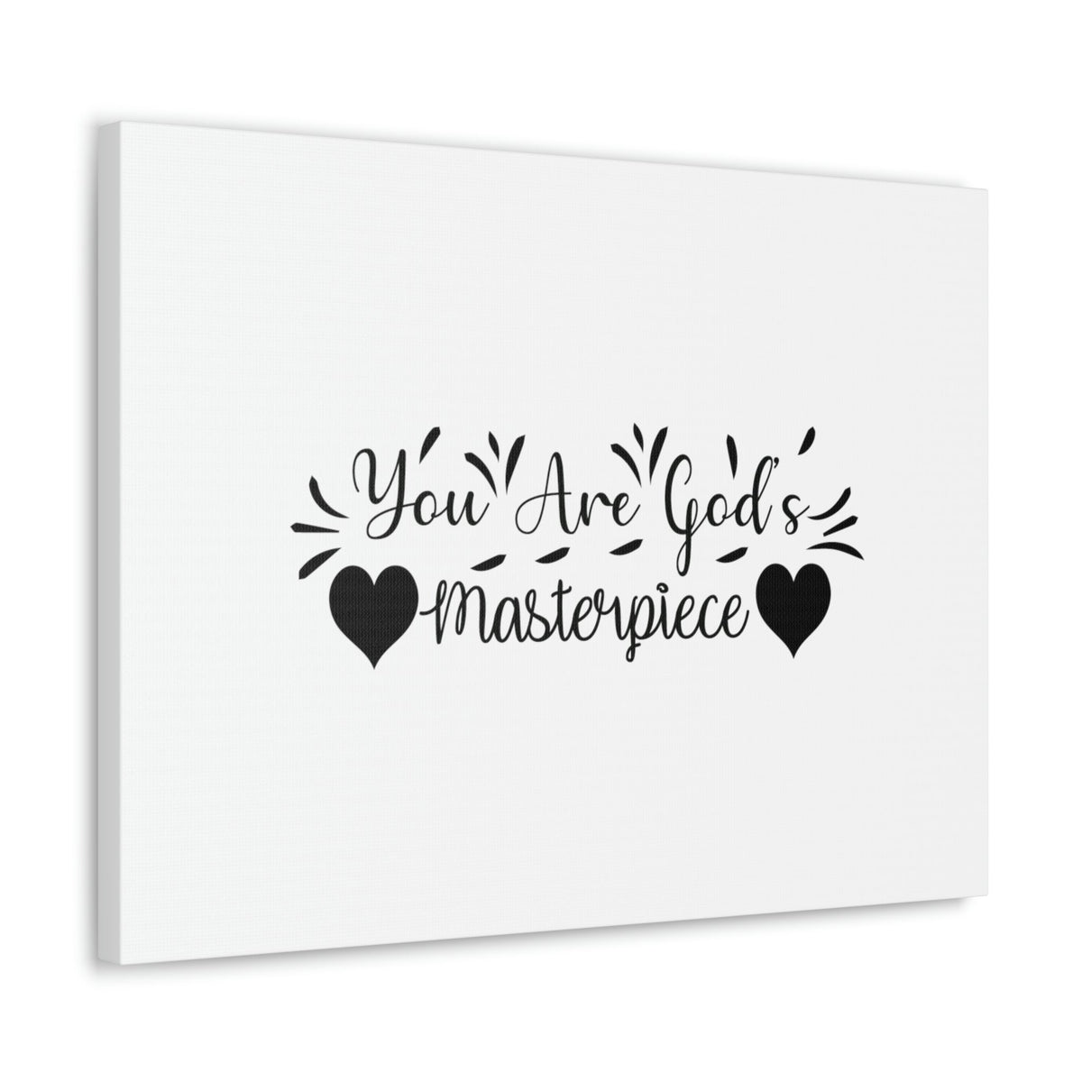 Scripture Walls You Are God's Masterpiece Ephesians 2:10 Hearts Christian Wall Art Bible Verse Print Ready to Hang Unframed-Express Your Love Gifts