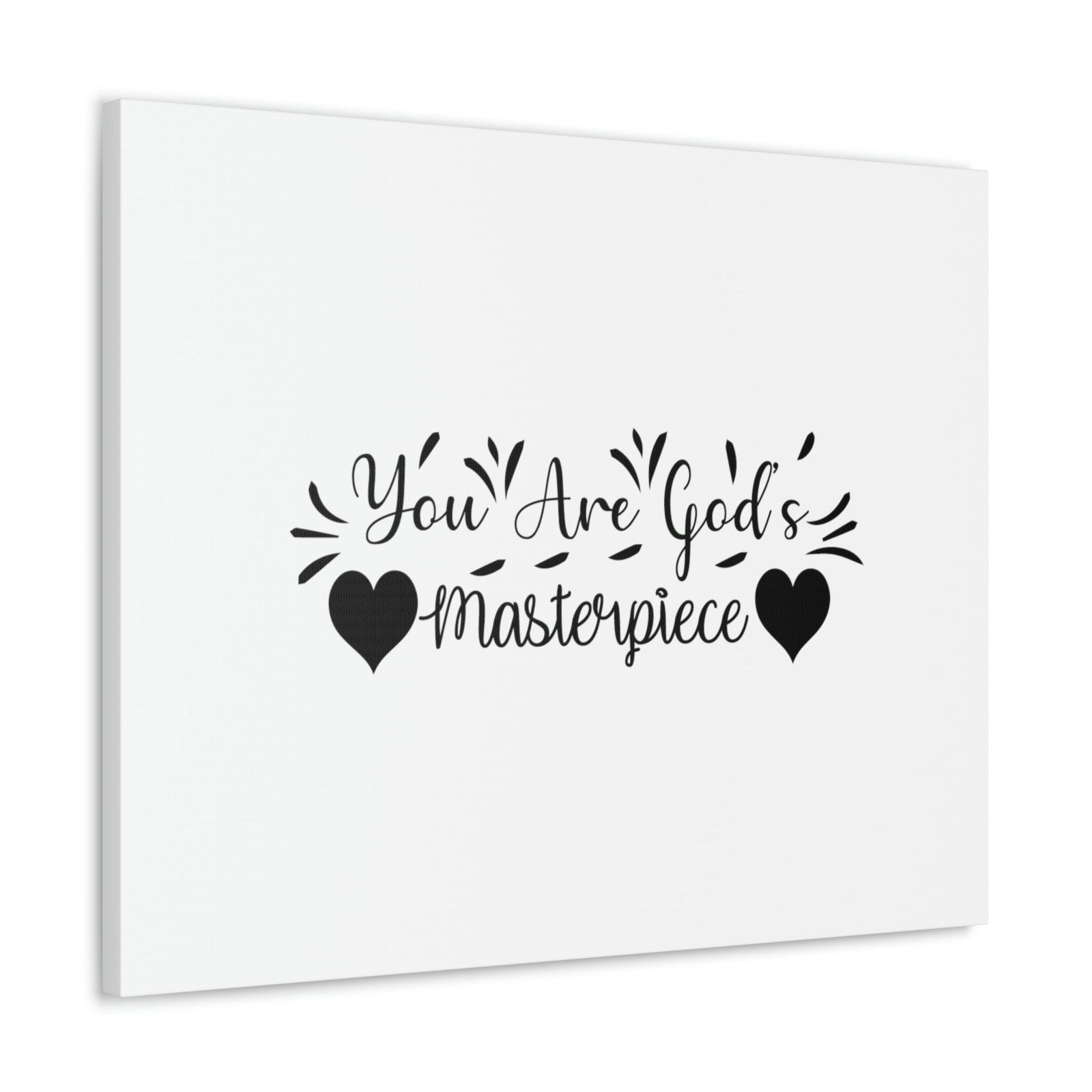 Scripture Walls You Are God's Masterpiece Ephesians 2:10 Hearts Christian Wall Art Bible Verse Print Ready to Hang Unframed-Express Your Love Gifts