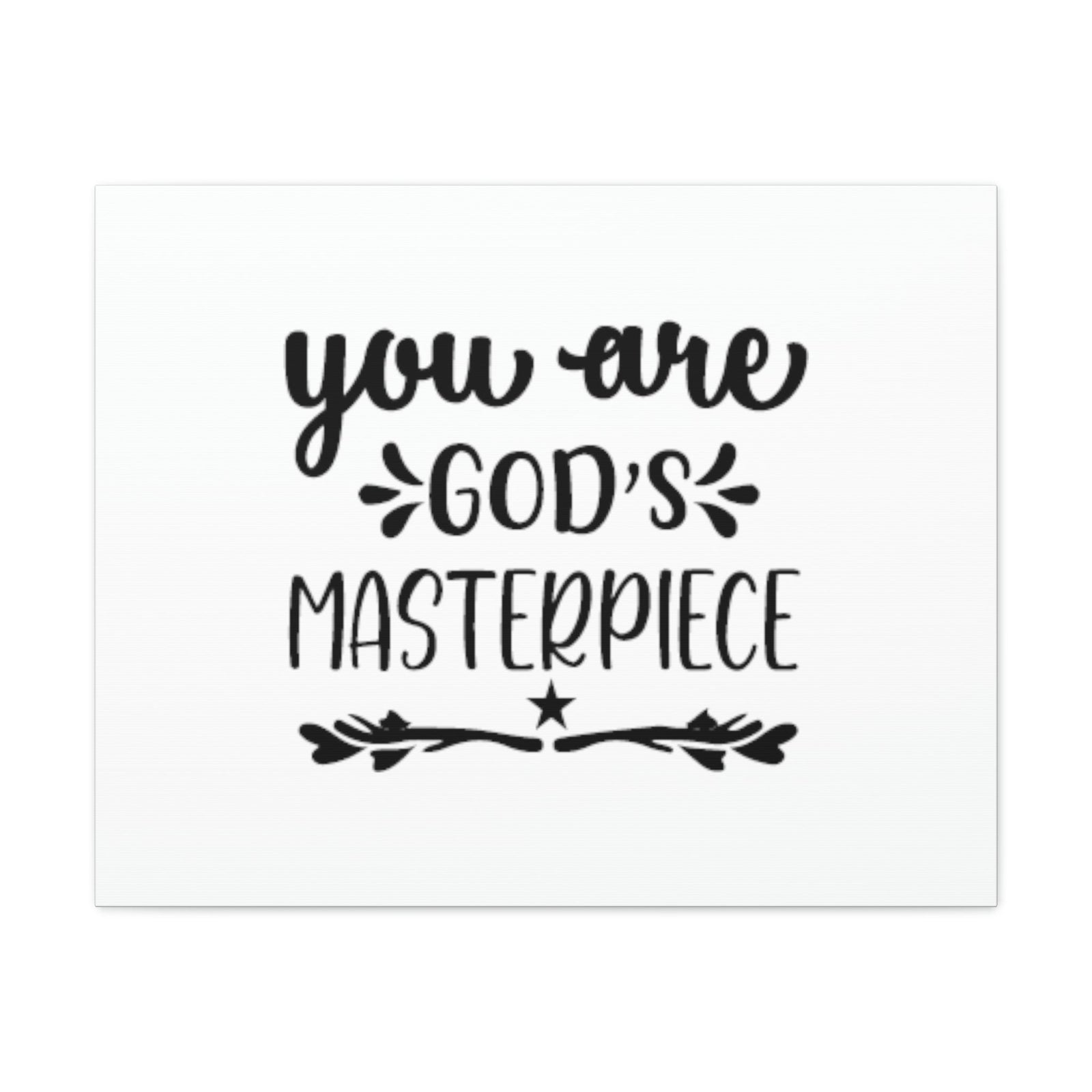 Scripture Walls You Are God's Masterpiece Ephesians 2:10 Star Christian Wall Art Bible Verse Print Ready to Hang Unframed-Express Your Love Gifts