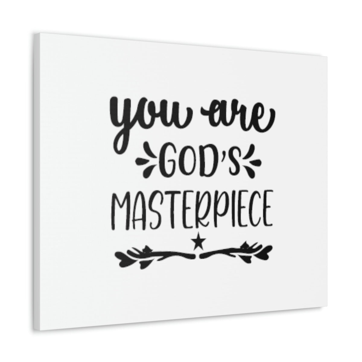 Scripture Walls You Are God's Masterpiece Ephesians 2:10 Star Christian Wall Art Bible Verse Print Ready to Hang Unframed-Express Your Love Gifts