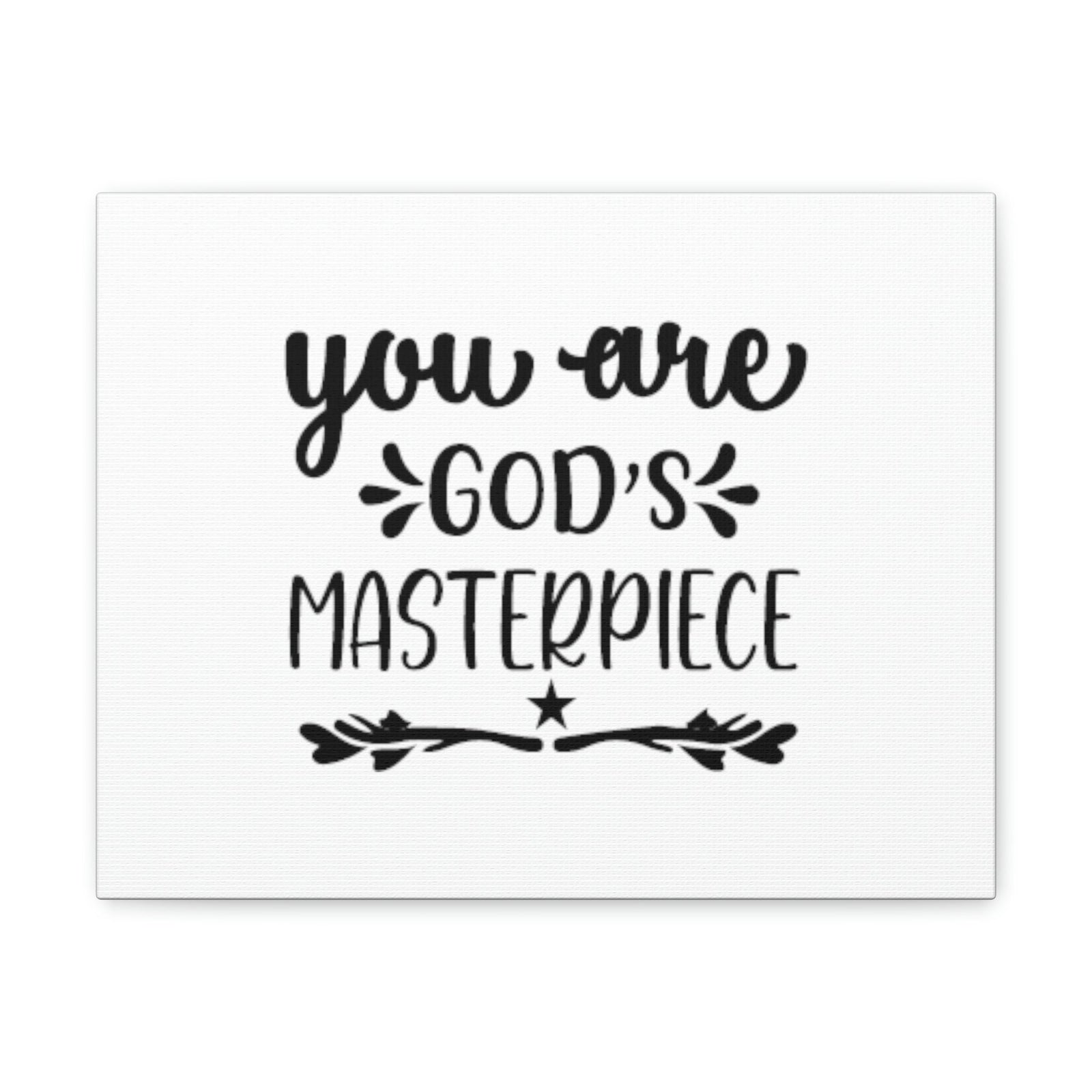 Scripture Walls You Are God's Masterpiece Ephesians 2:10 Star Christian Wall Art Bible Verse Print Ready to Hang Unframed-Express Your Love Gifts