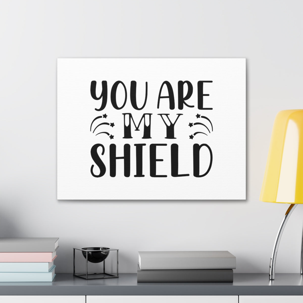 Scripture Walls You Are My Shield Psalm 28:7 Christian Wall Art Bible Verse Print Ready to Hang Unframed-Express Your Love Gifts