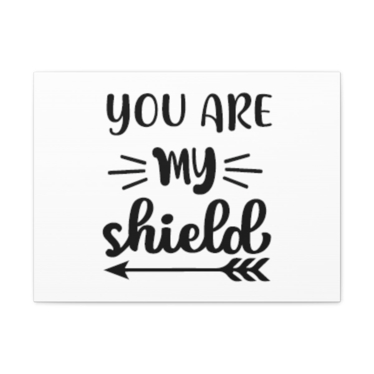 Scripture Walls You Are My Shield Psalm 3:3 Arrow Christian Wall Art Bible Verse Print Ready to Hang Unframed-Express Your Love Gifts