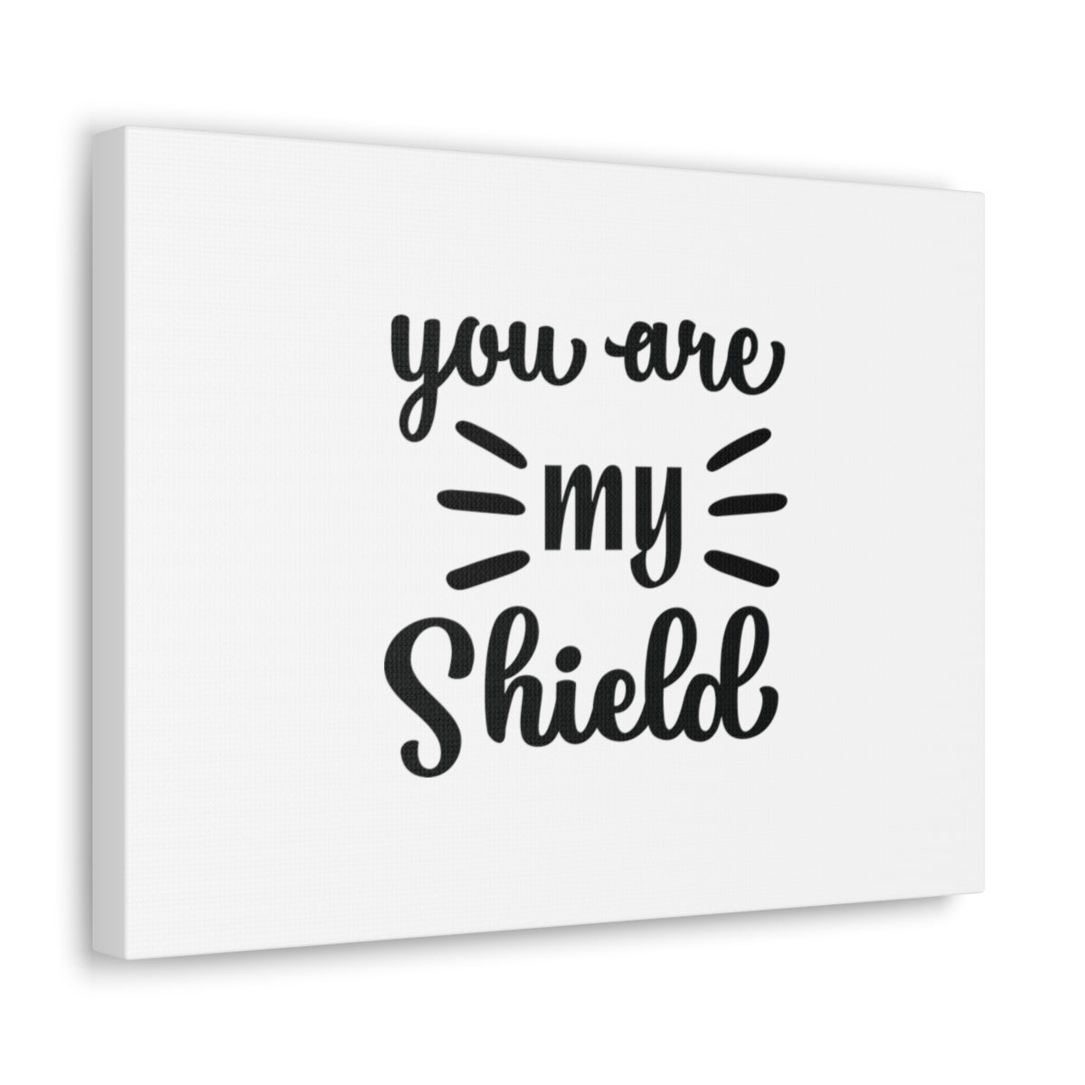 Scripture Walls You Are My Shield Psalm 3:3 Christian Wall Art Bible Verse Print Ready to Hang Unframed-Express Your Love Gifts