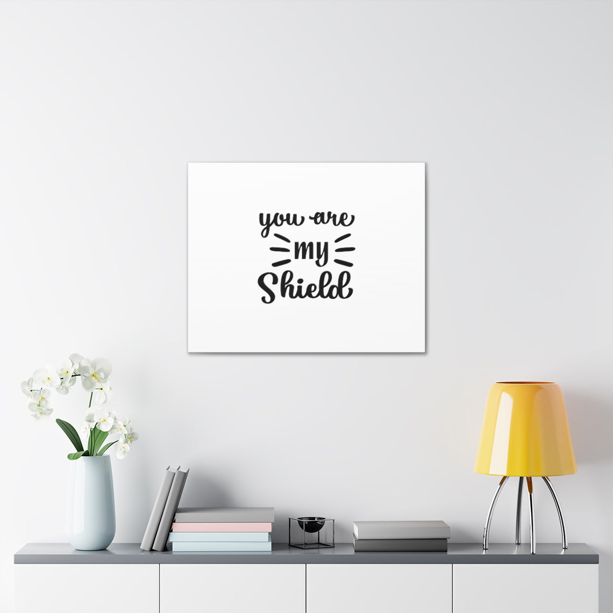 Scripture Walls You Are My Shield Psalm 7:10 Christian Wall Art Bible Verse Print Ready to Hang Unframed-Express Your Love Gifts