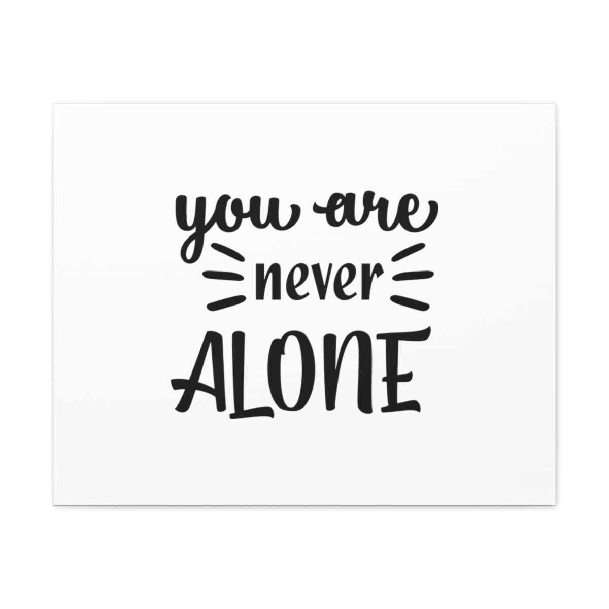 Scripture Walls You Are Never Alone Jeremiah 29:11 Christian Wall Art Bible Verse Print Ready to Hang Unframed-Express Your Love Gifts