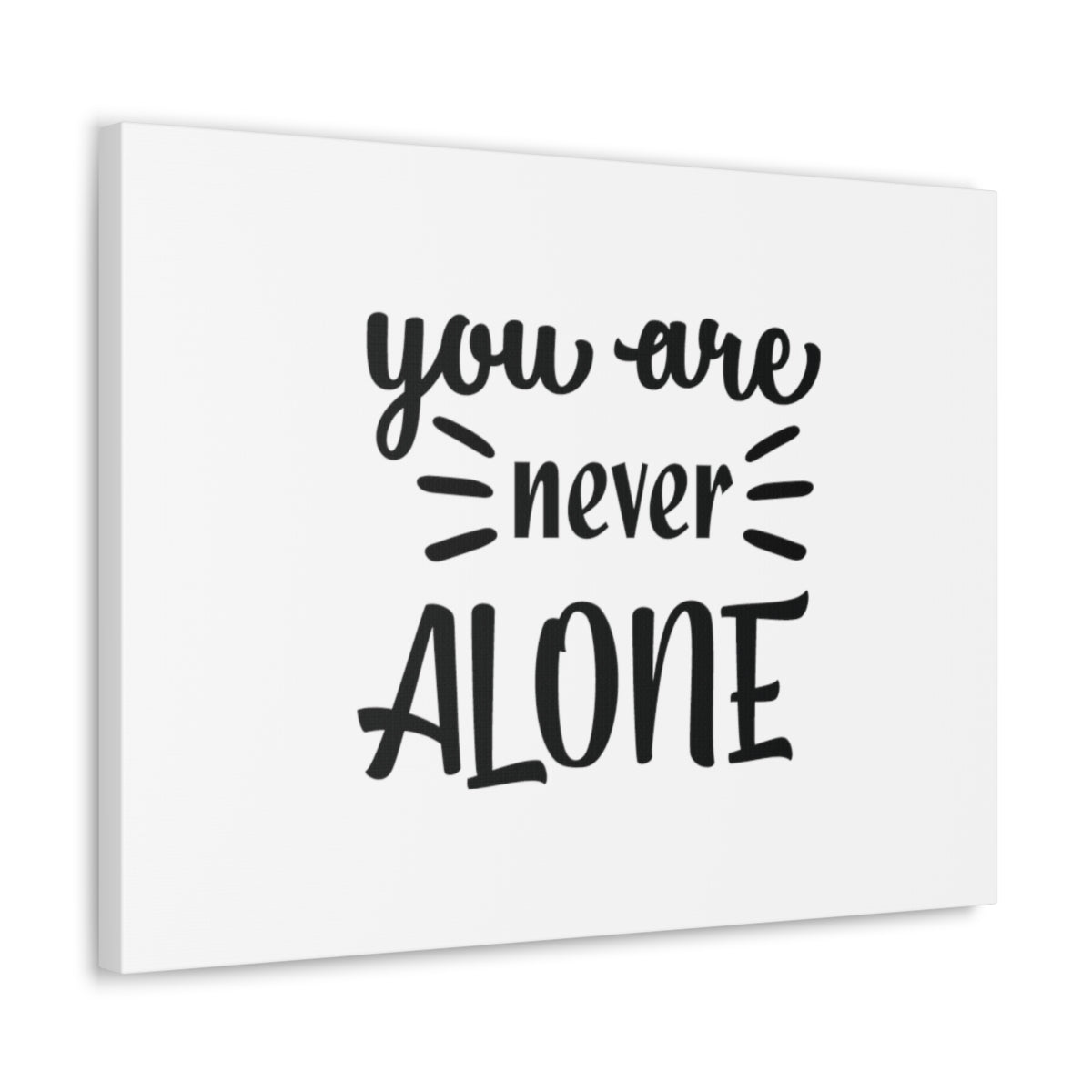 Scripture Walls You Are Never Alone Jeremiah 29:11 Christian Wall Art Bible Verse Print Ready to Hang Unframed-Express Your Love Gifts