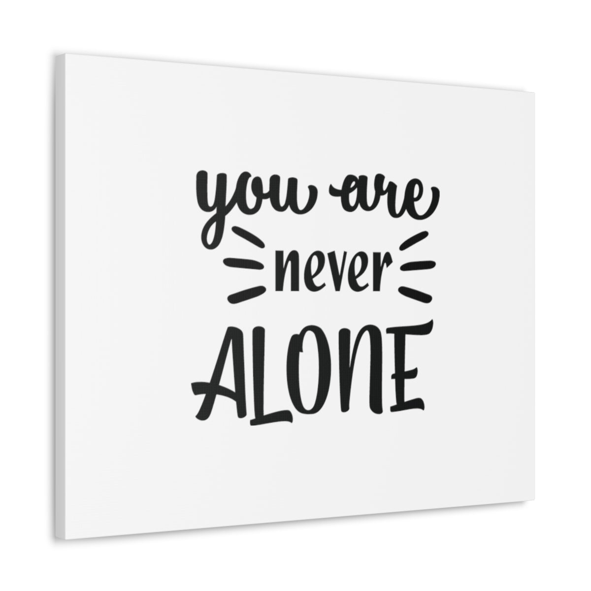 Scripture Walls You Are Never Alone Jeremiah 29:11 Christian Wall Art Bible Verse Print Ready to Hang Unframed-Express Your Love Gifts