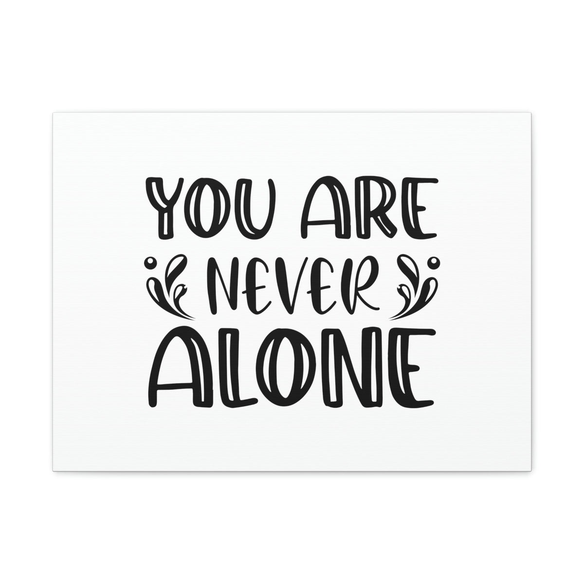 Scripture Walls You Are Never Alone Psalm 23:4 Splash Christian Wall Art Bible Verse Print Ready to Hang Unframed-Express Your Love Gifts