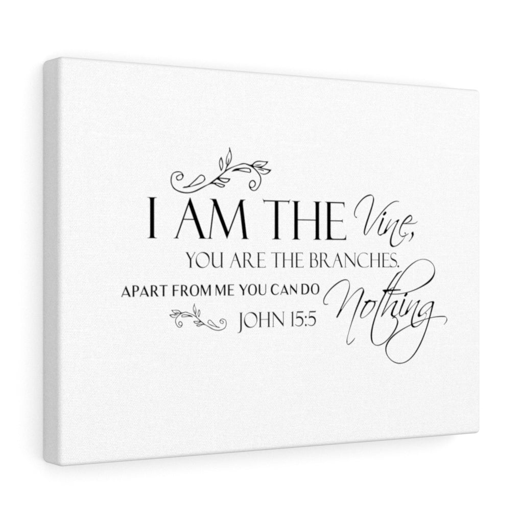 Scripture Walls You Are The Branches John 15:5 Bible Verse Canvas Christian Wall Art Ready to Hang Unframed-Express Your Love Gifts